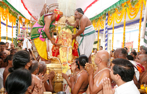 Information about brahmotsavam origin of this celebration to Brahma, the creator God first utsava bears his name as “Brahmotsavam